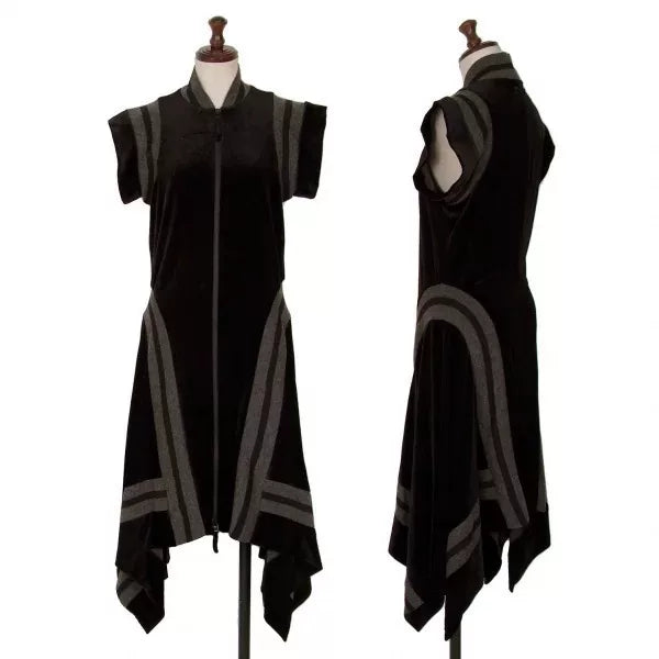 Jean Paul Gaultier Vintage Black Zip-Up Dress