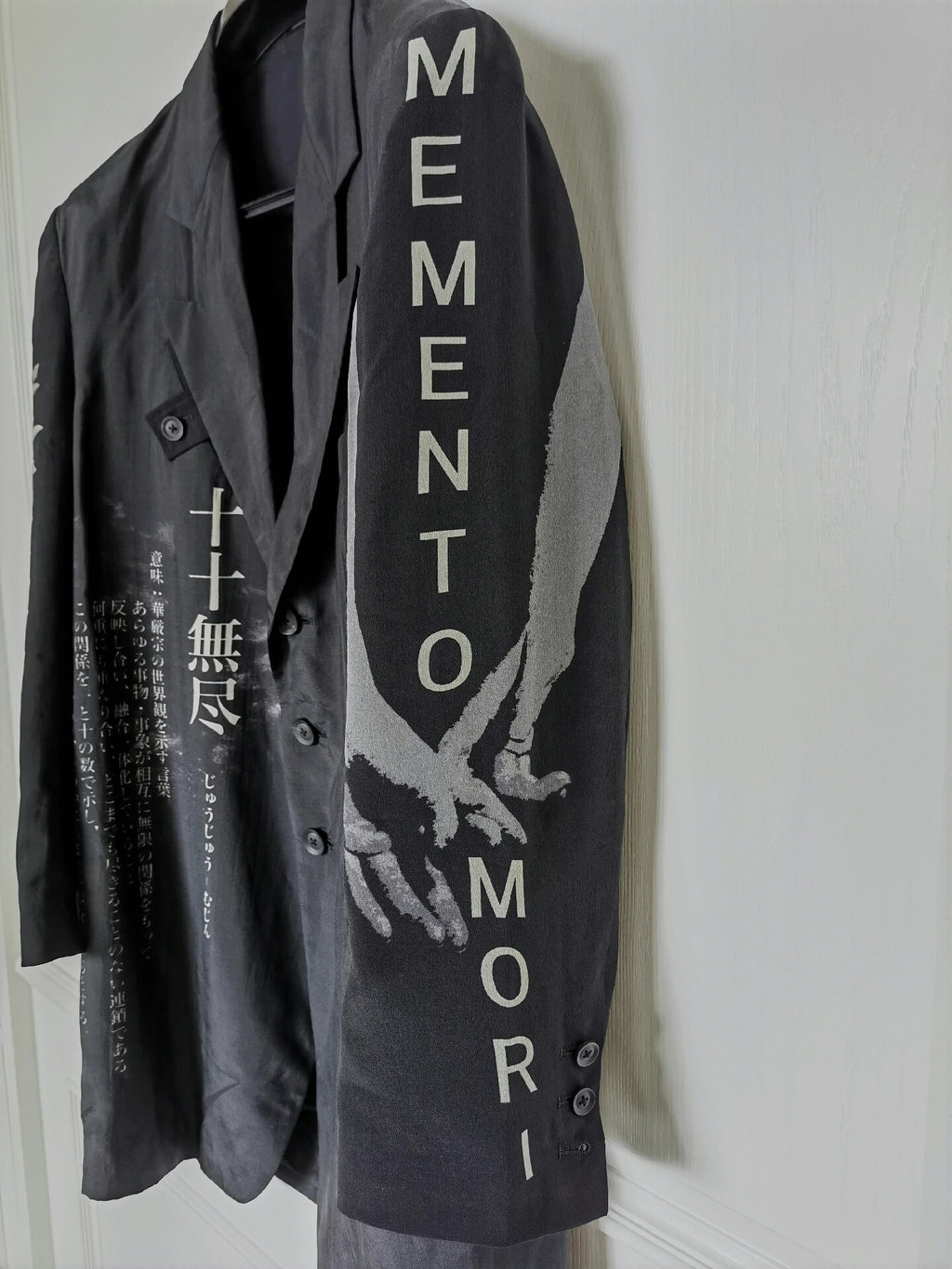 Yohji Yamamoto 23SS "Ten Endless Ephemeral Flower Hand-in-Hand" Silk Suit