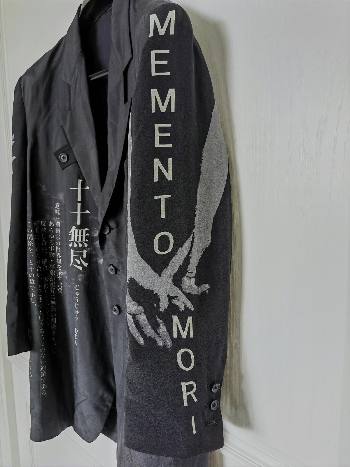 Yohji Yamamoto 23SS "Ten Endless Ephemeral Flower Hand-in-Hand" Silk Suit