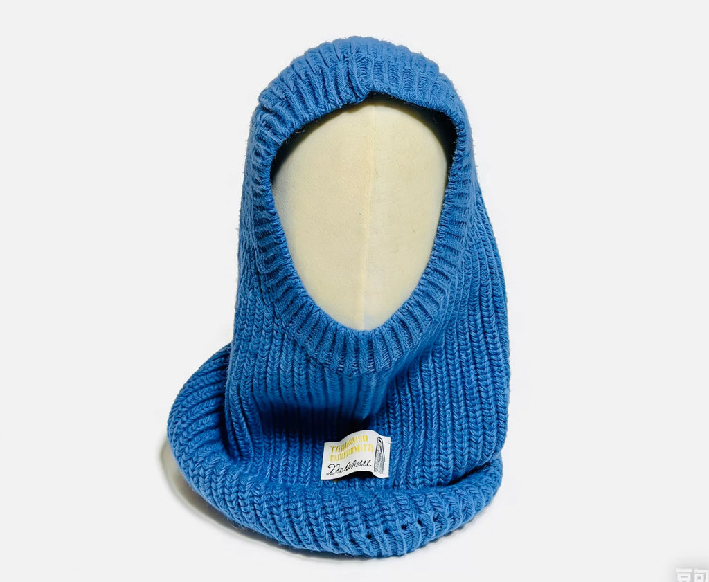The Soloist 22FW Balaclava Blue Wool Balaclava