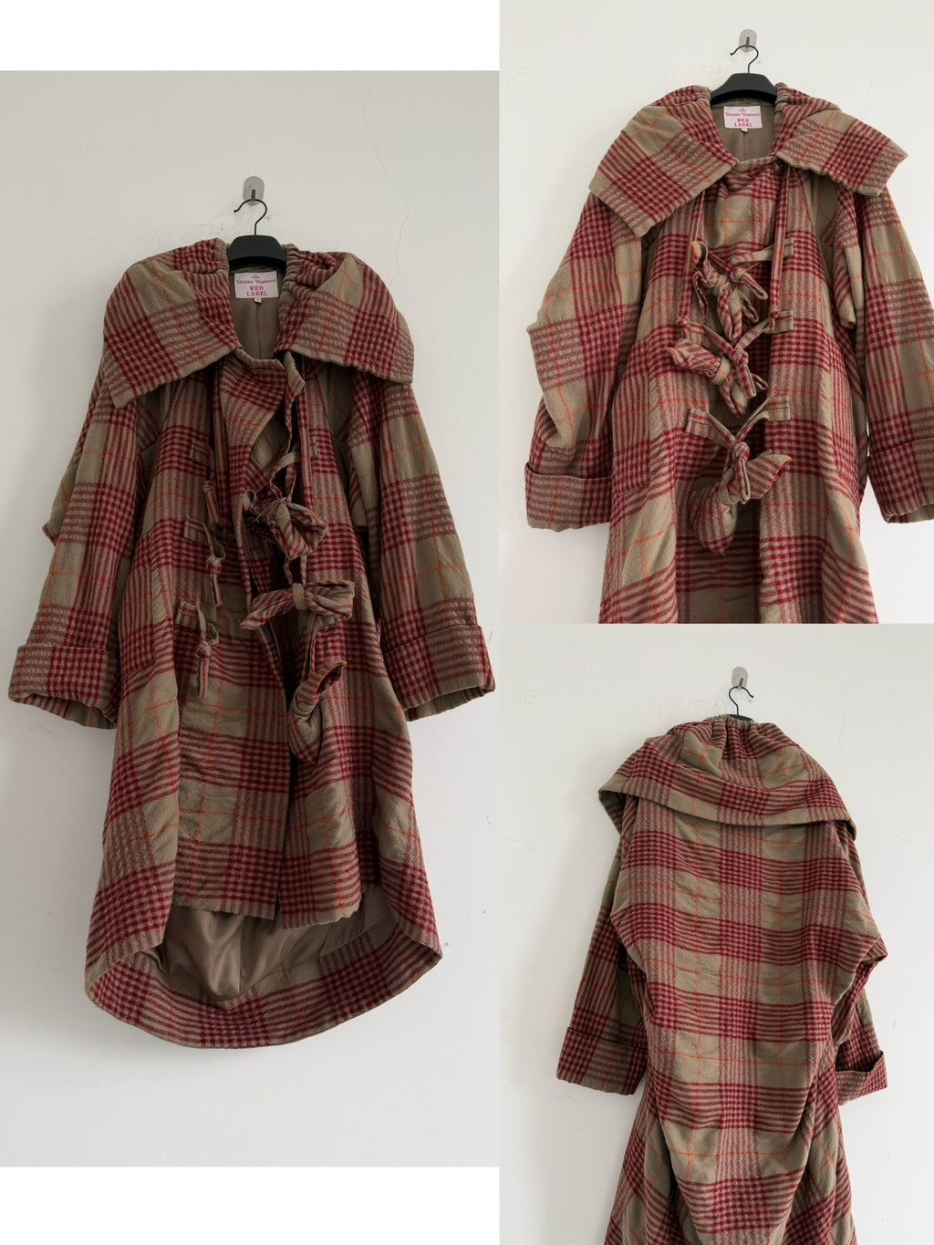 Vivienne Westwood Her Majesty's Red Label vintage cocoon-shaped coat