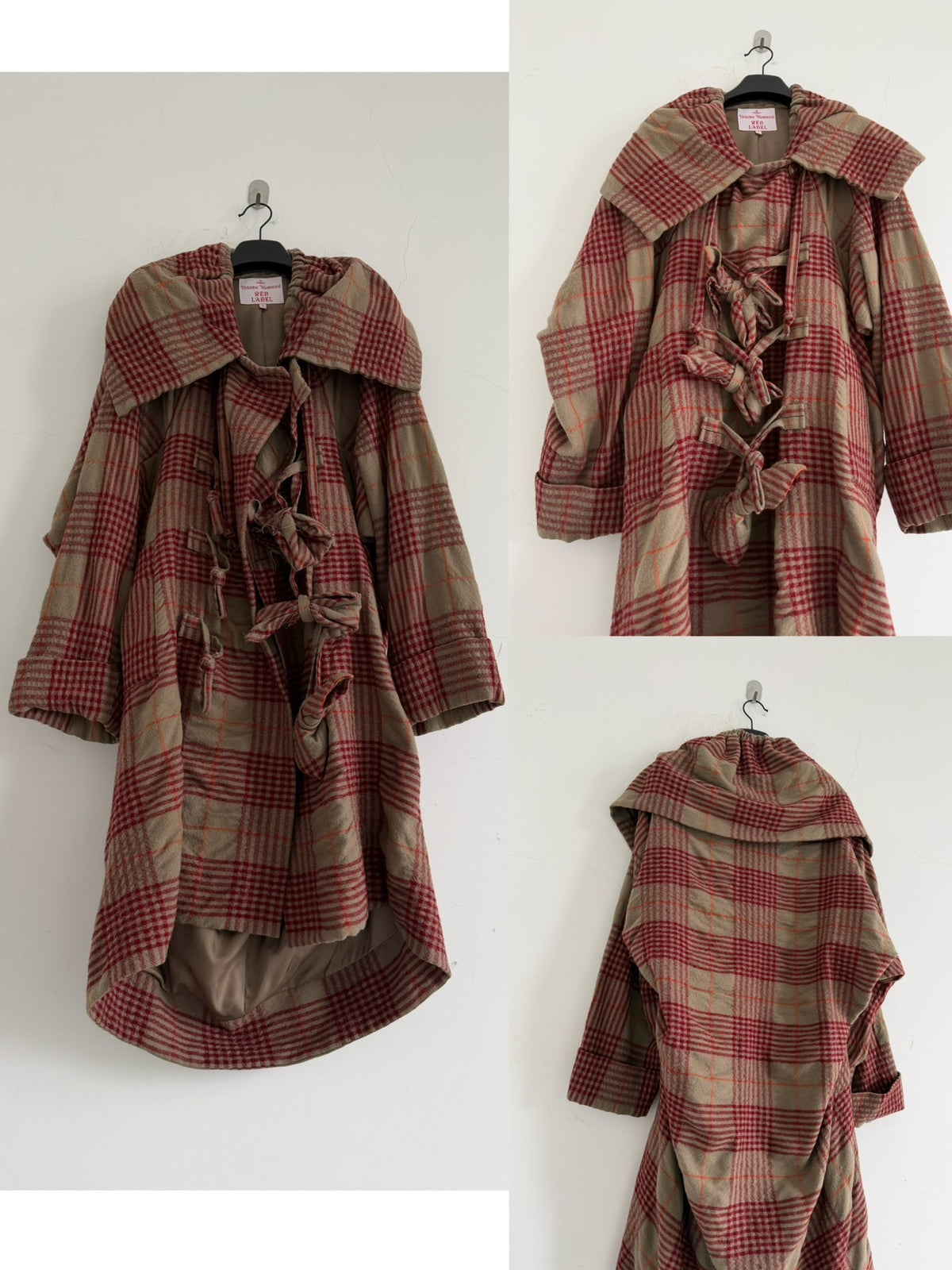 Vivienne Westwood Her Majesty's Red Label vintage cocoon-shaped coat