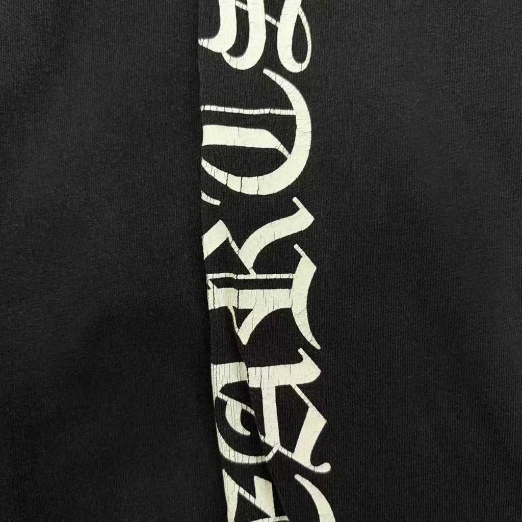 Chrome Hearts Cross Flower Sanskrit Kirin Arm Long Sleeve Top