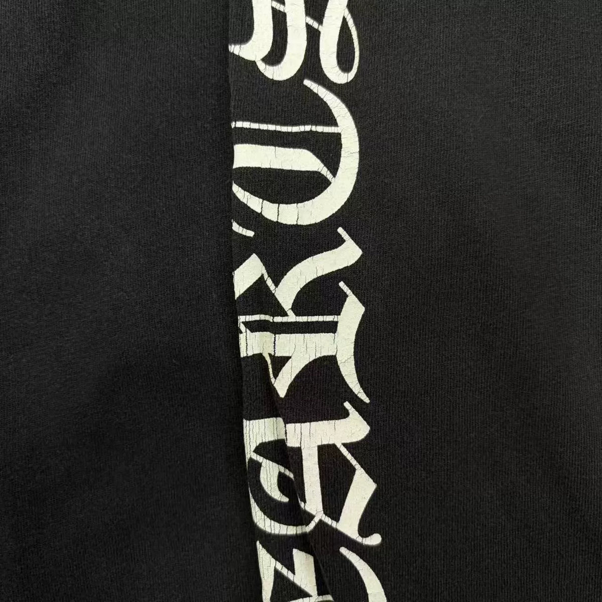 Chrome Hearts Cross Flower Sanskrit Kirin Arm Long Sleeve Top