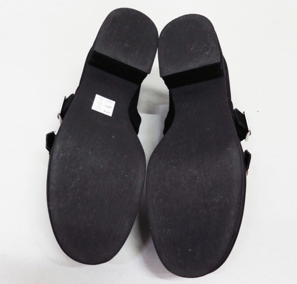 Comme Des Garçons 1990s Double-Buckle Chunky Mary Jane Heels