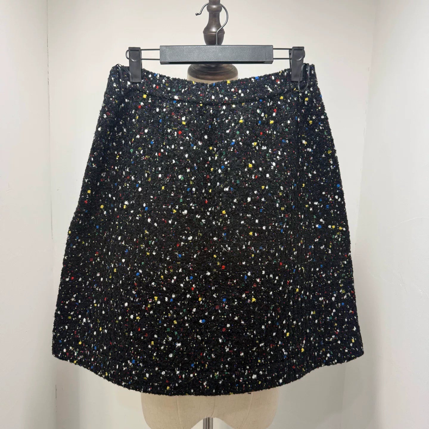 Louis Vuitton Runway Black Pocket Sequined Skirt