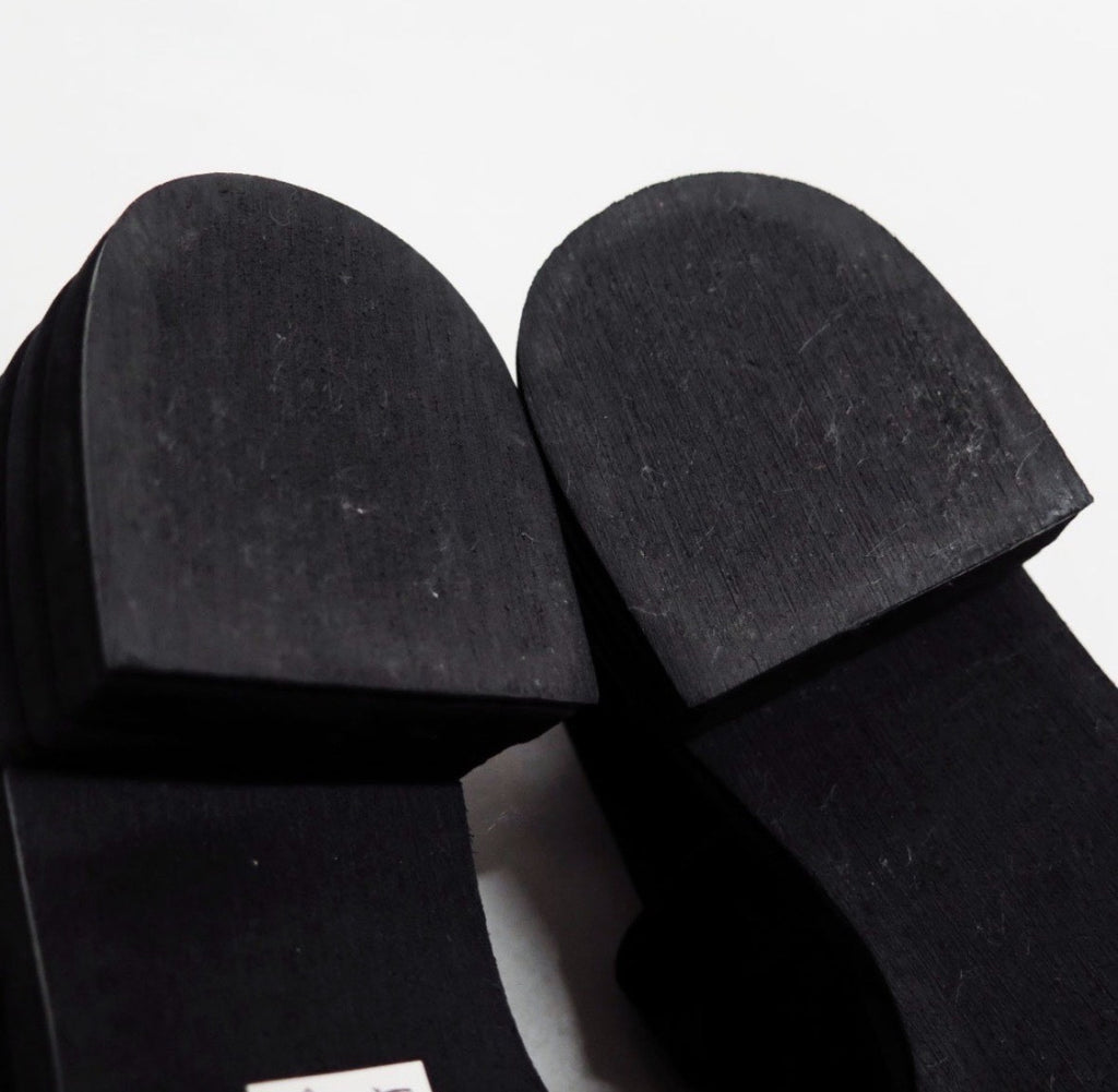 Comme Des Garçons 1990s Double-Buckle Chunky Mary Jane Heels
