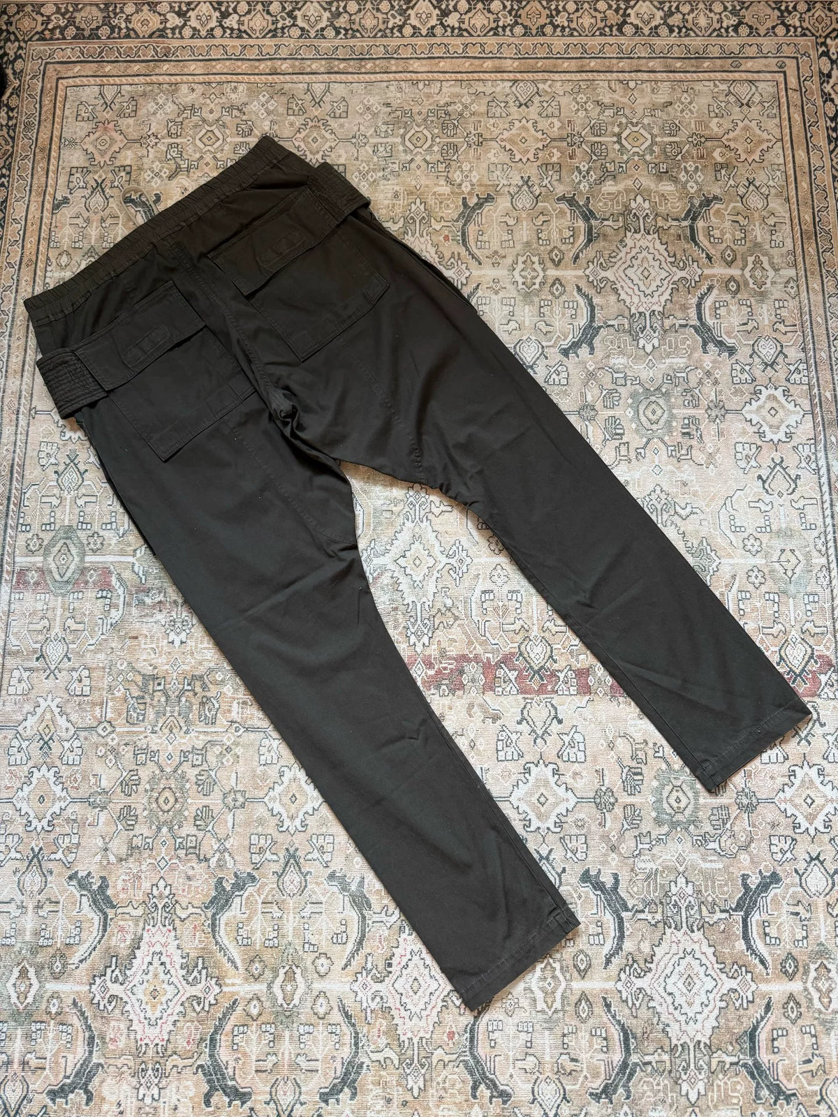 Rick Owens Hard Canvas Double Ring Pants