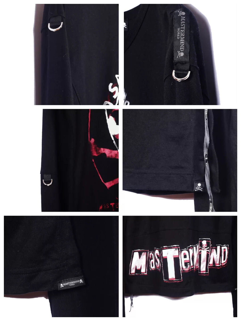 Mastermind Japan 13SS Long Sleeve T-Shirt World Sweatshirt Print Tee