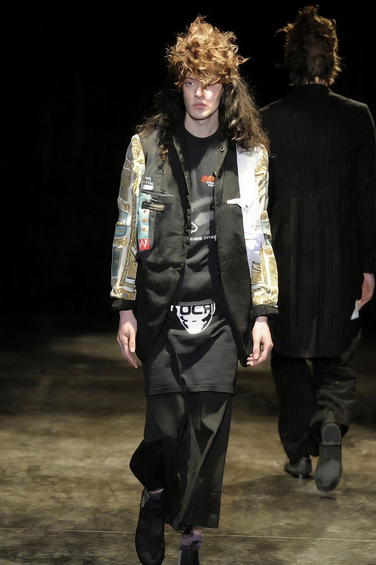 COMME des GARCONS Rei Kawakubo runway patchwork jacket