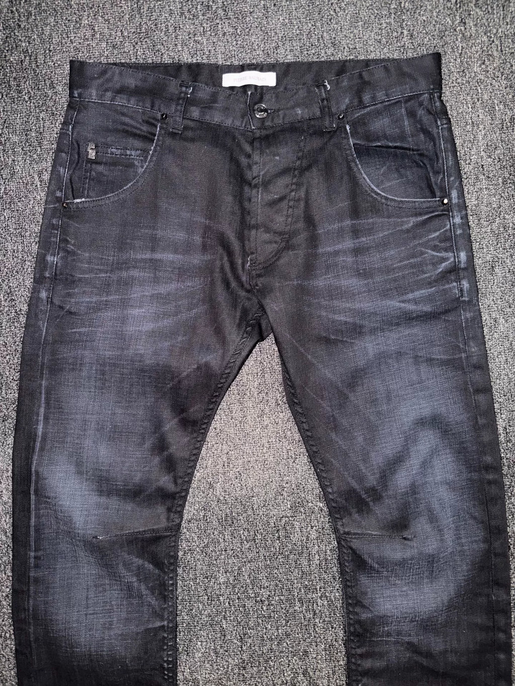Pierre Balmain 12ss distressed denim jeans