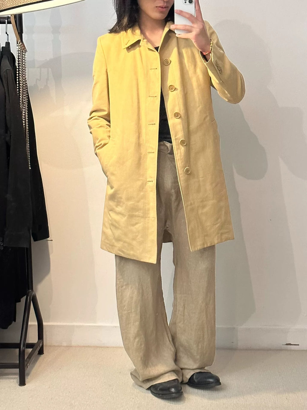 Helmut Lang 2000s Collared Cotton Coat