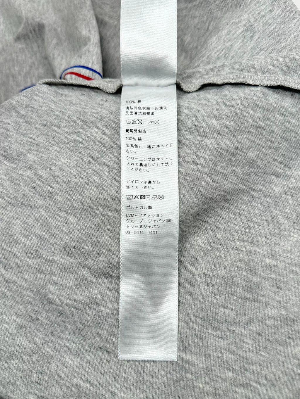 Celine SS26 Grey Logo Print Short Sleeve T-Shirt