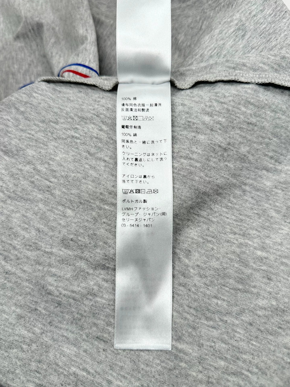 Celine SS26 Grey Logo Print Short Sleeve T-Shirt