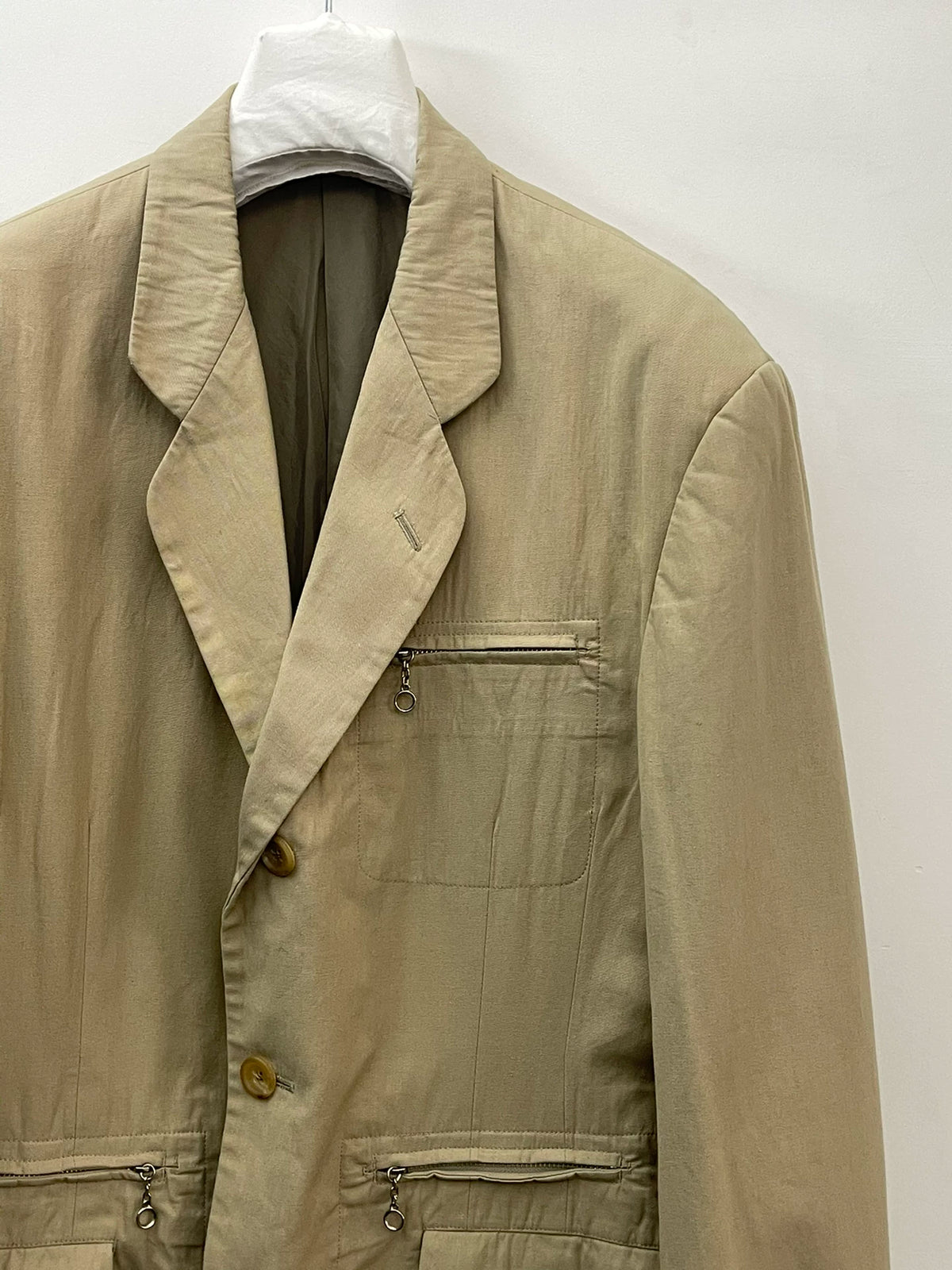 Yohji Yamamoto 1980s Zip-Up Cotton Jacket