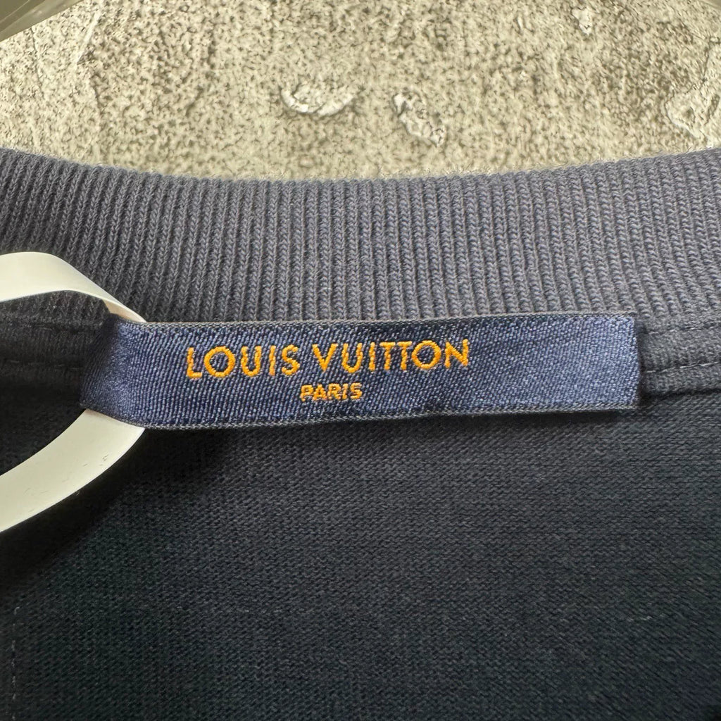 Louis Vuitton Floral Embroidered Short Sleeve Shirt