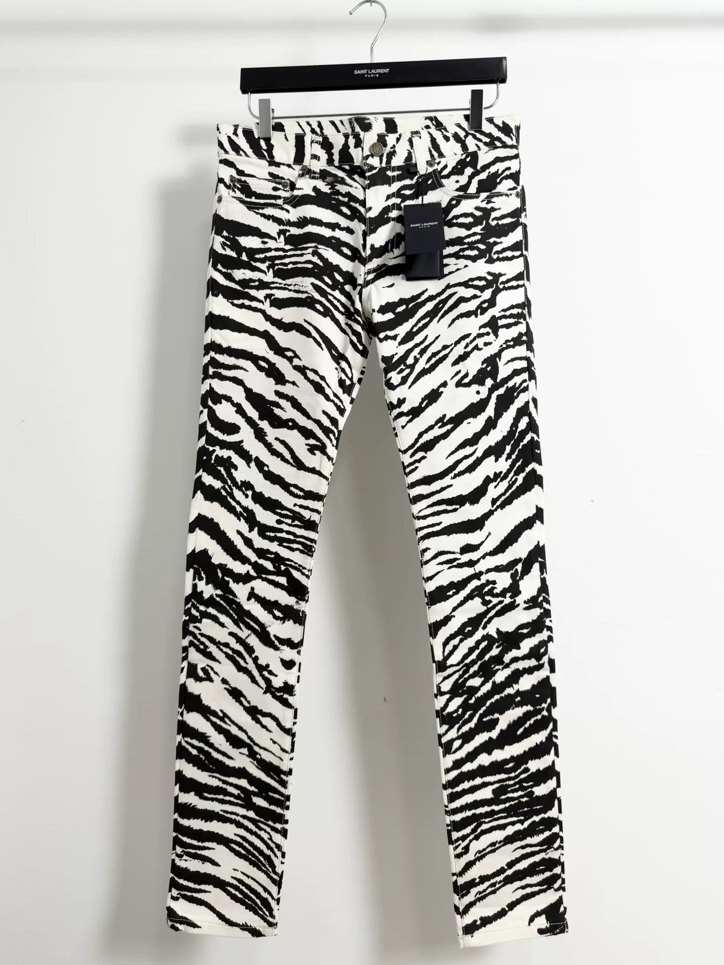 Saint Laurent Paris SS14 Tiger D02 Denim Jeans
