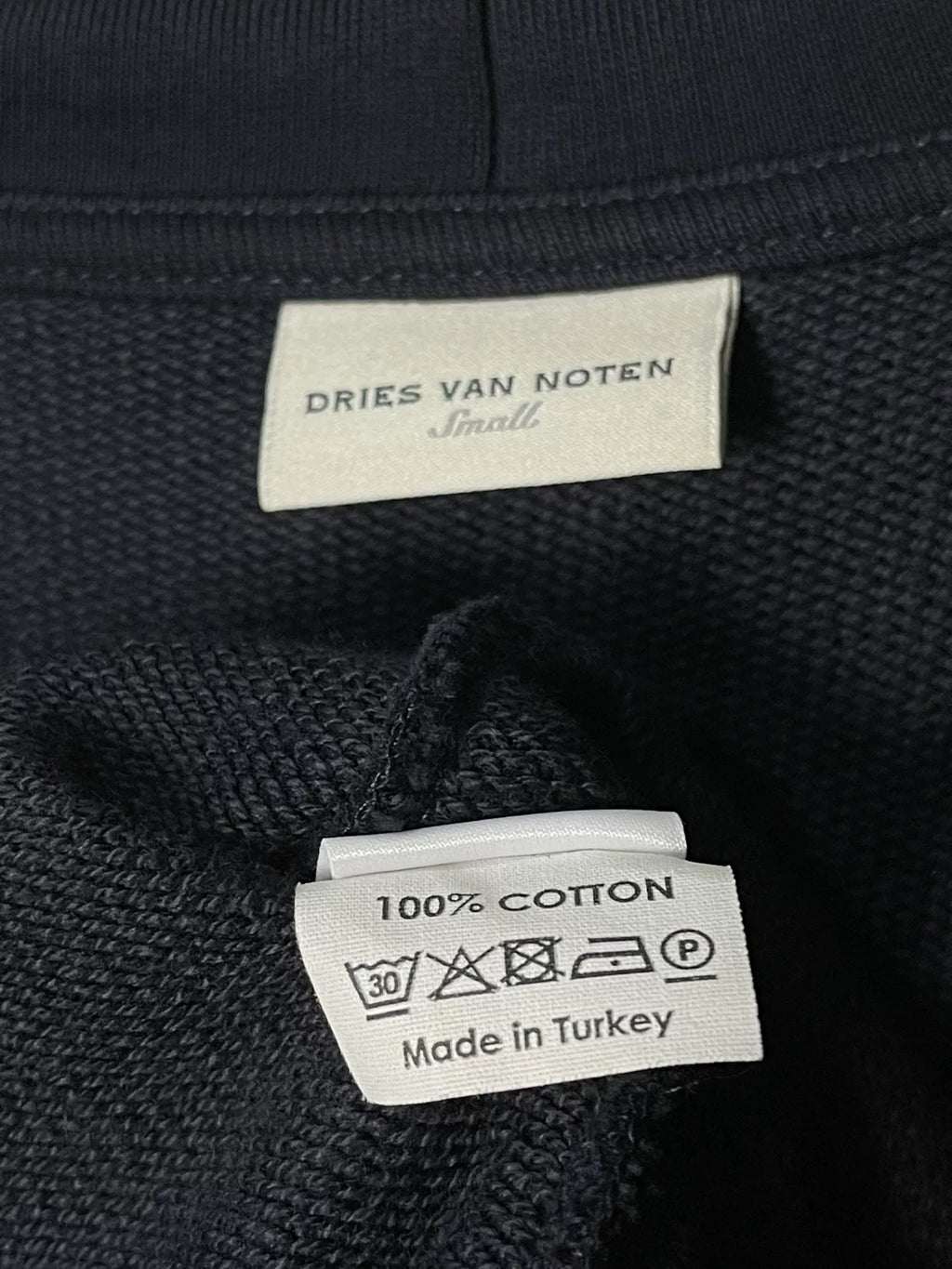 Dries Van Noten zip sweatshirt
