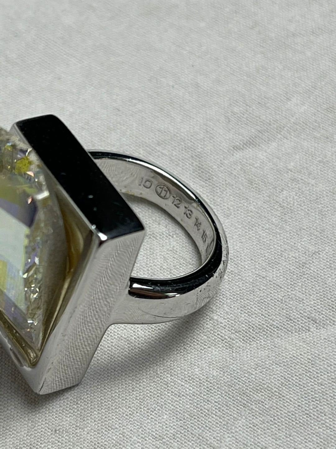 Maison Margiela Swarovski Diamond Ring