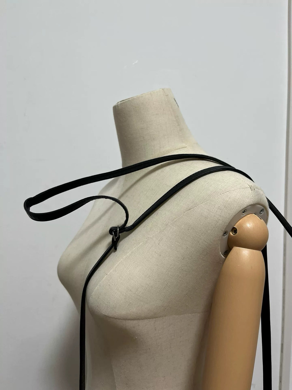 Ann Demeulemeester Woven Crossbody Black Bag