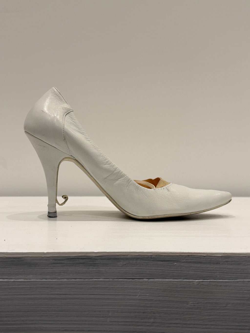 Maison Martin Margiela SS05 'Unfinished' Leather Heels
