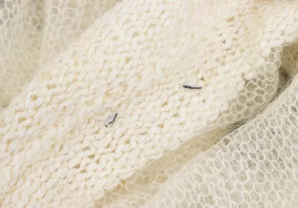 Issey Miyake Vintage Beige Knit Top