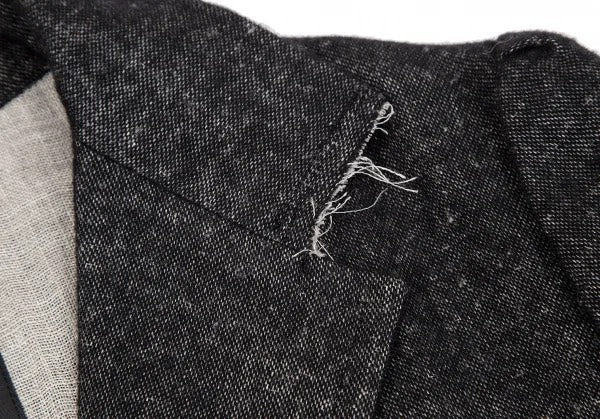 Yohji Yamamoto Linen Blend Deconstructed Jacket