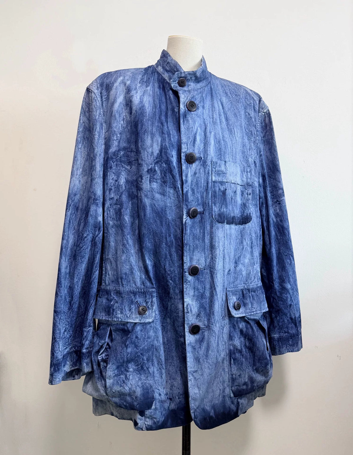 Issey Miyake Frost Descent Blue Jacket