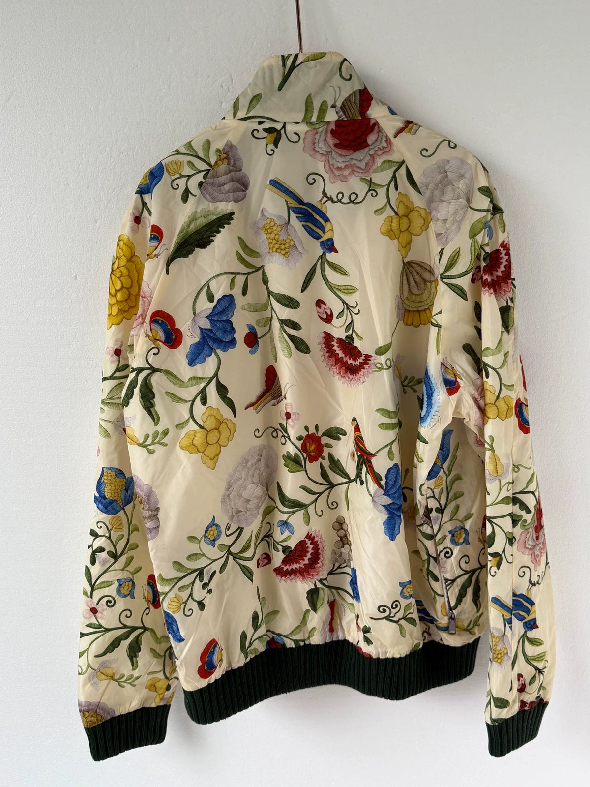 Gucci Floral Zip Floral Pattern Zip-Up Jacket