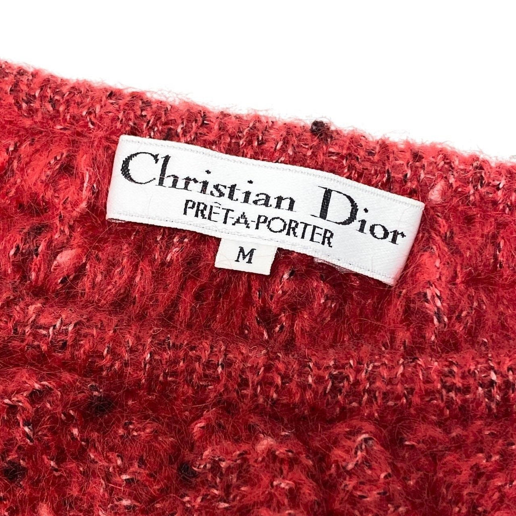 Dior Ruffled Collar Knit Sweater