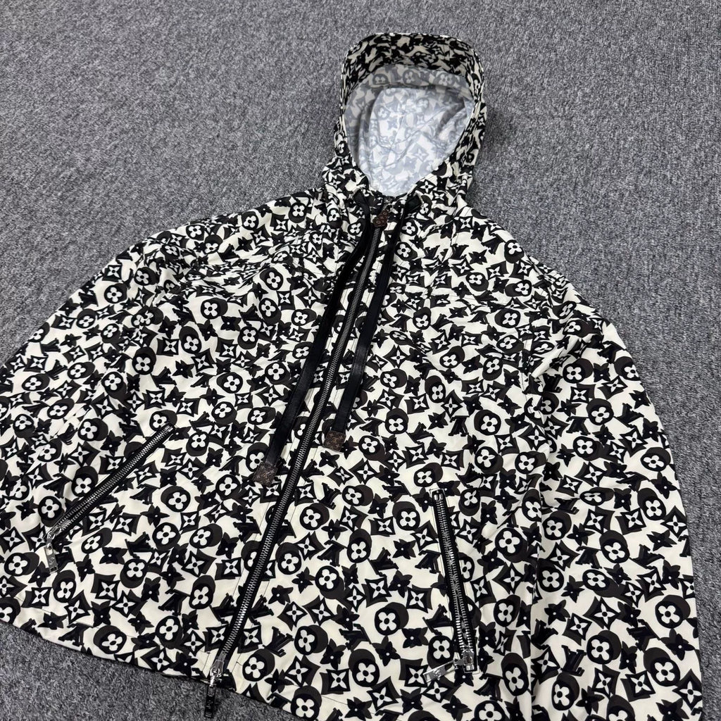 Louis Vuitton All-Over Print Monogram Hooded Jacket
