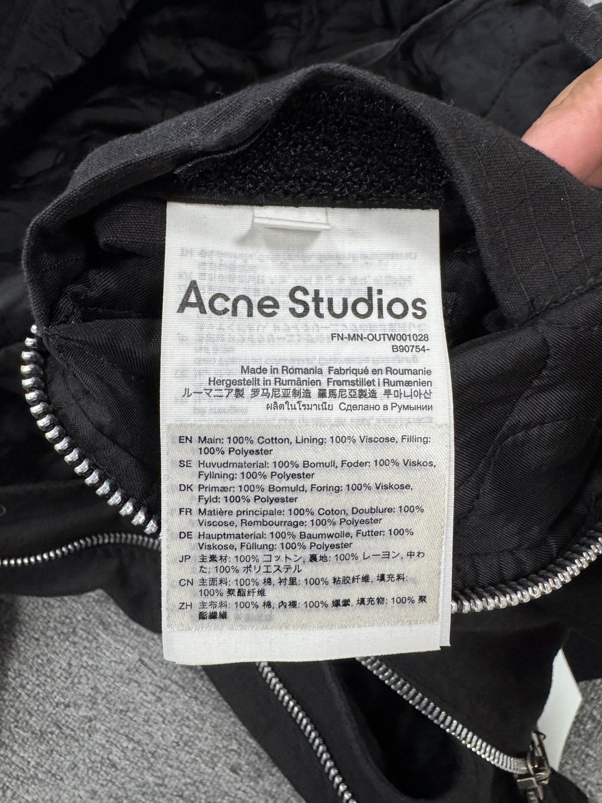 Acne Studios Embroidered Logo Ripstop Padded Jacket