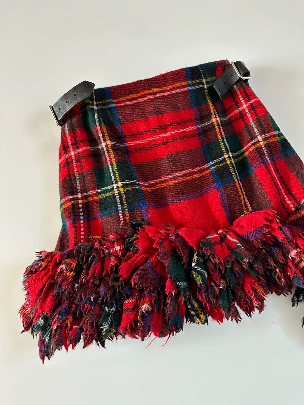 Comme Des Garcons Rei Kawakubo 2000 runway show piece, heavyweight three-dimensional pleated mini skirt