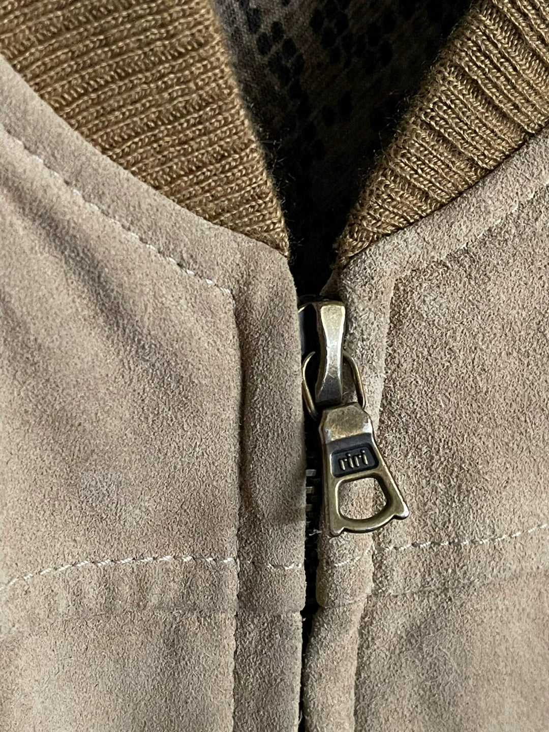 Dries Van Noten Snake Print Lining Suede Jacket