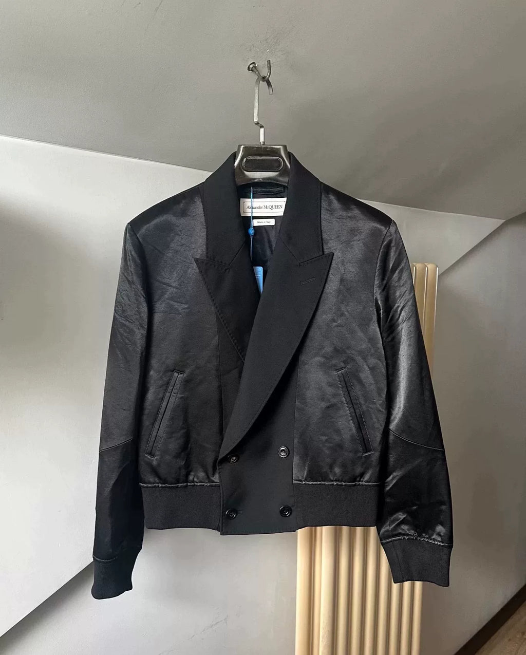 Alexander McQueen blazer bomber jacket by Sarah Burton FW20