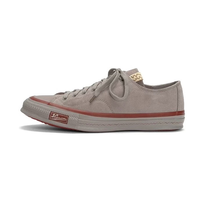 Visvim 25aw SKAGWAY LO SUEDE Thin-sole Suede Canvas Shoes