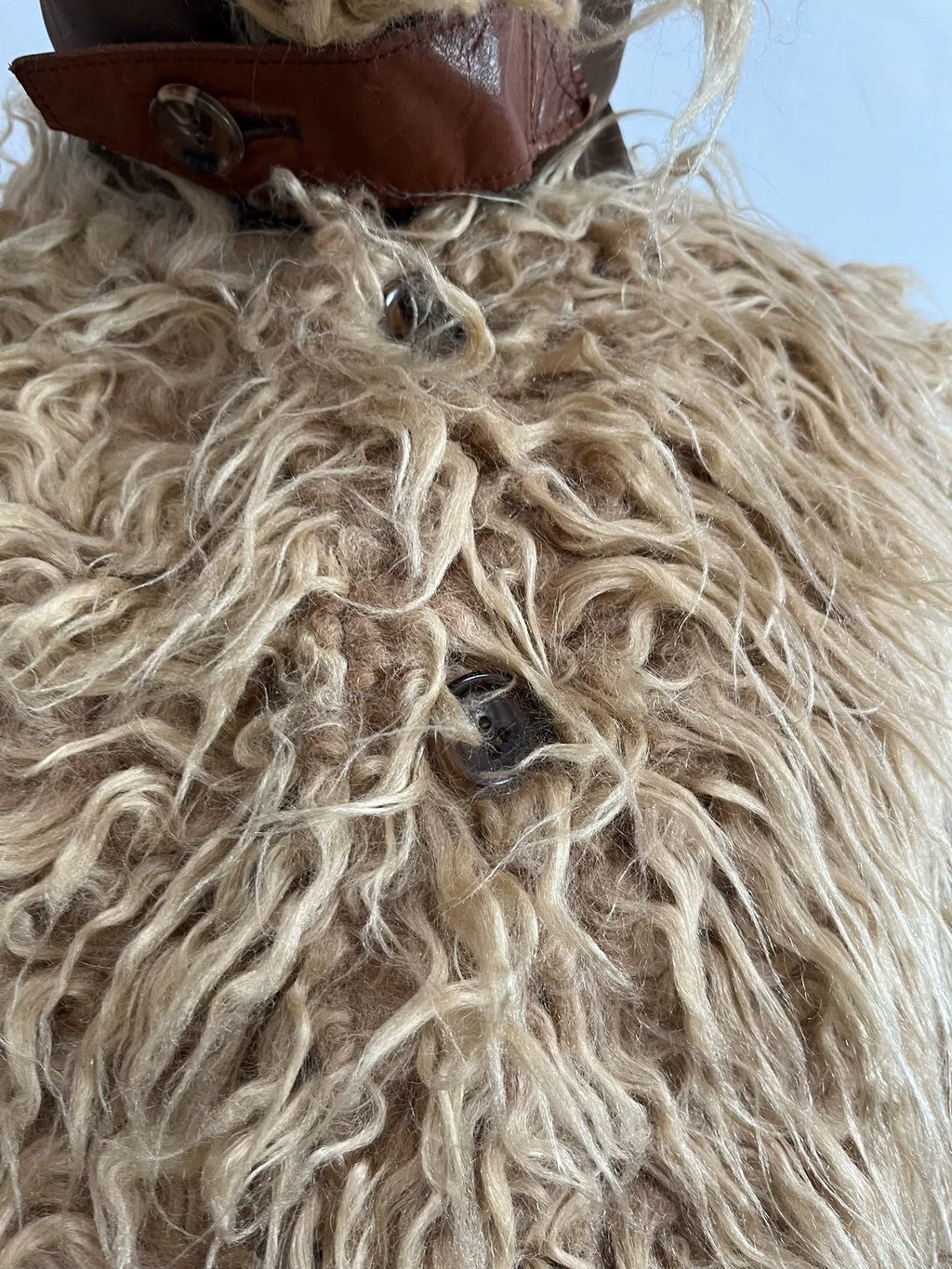 Junya Watanabe faux fur coat