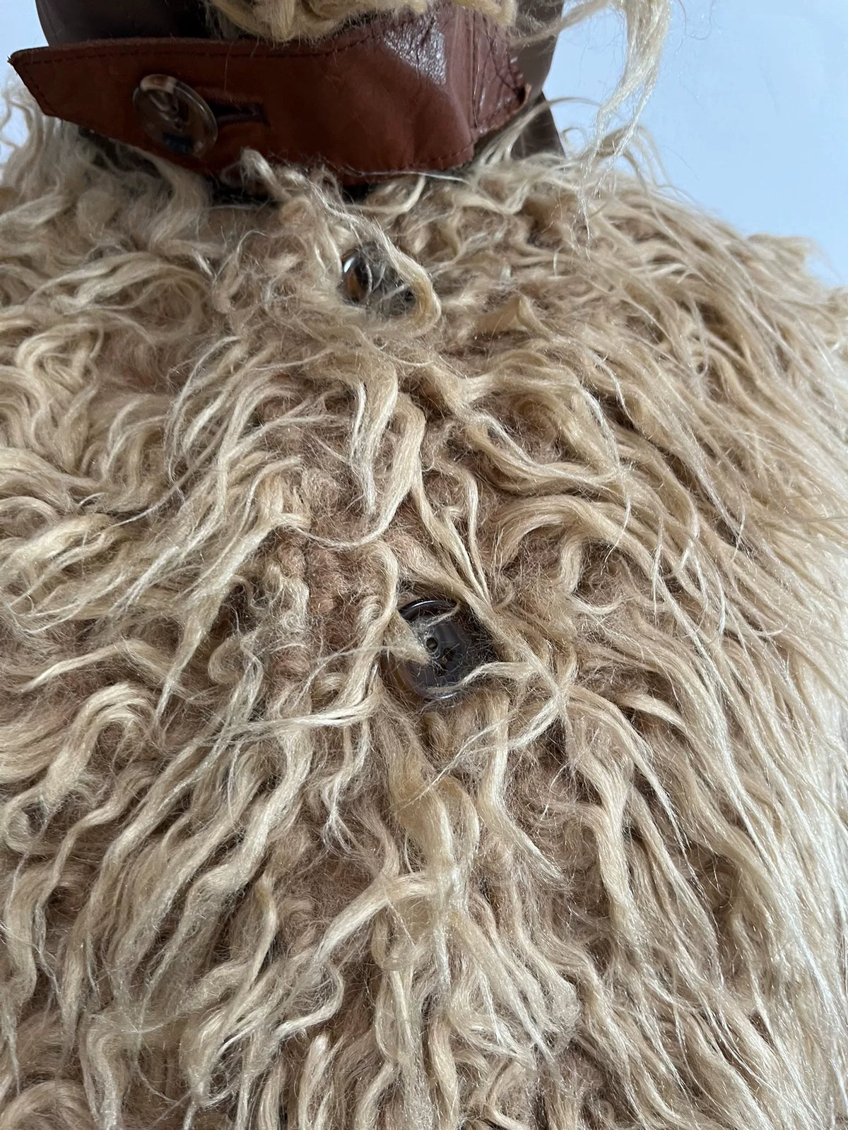 Junya Watanabe faux fur coat