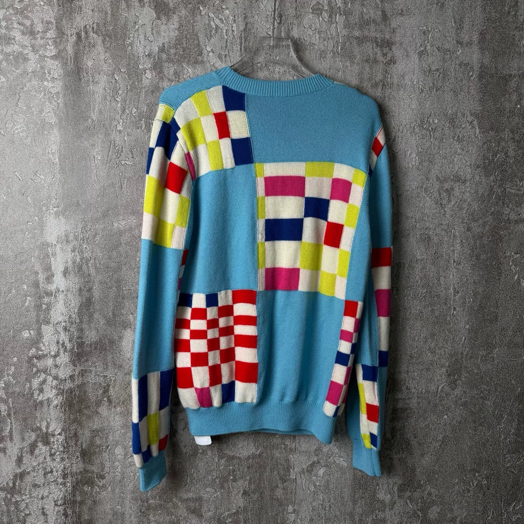 Louis Vuitton Checkerboard Logo Knit Sweater