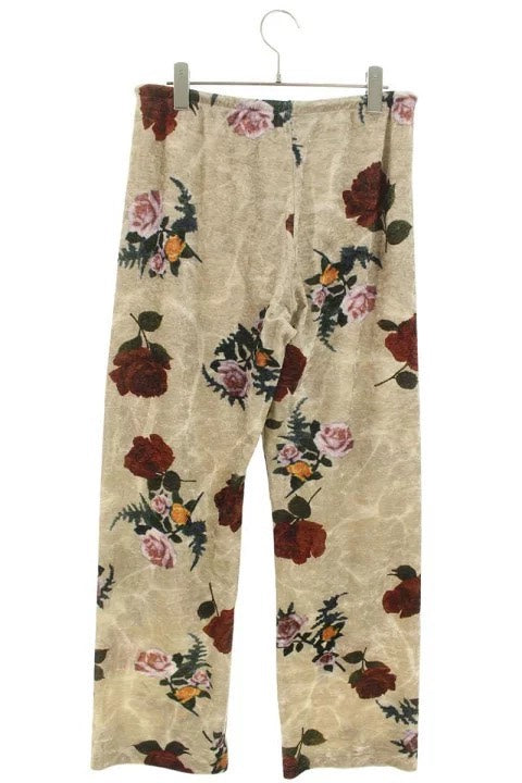 Dries Van Noten Floral Velvet Trousers