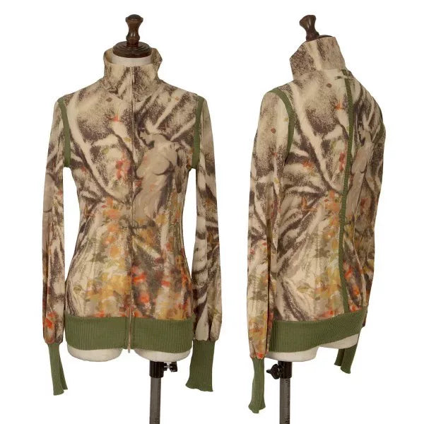 Jean Paul Gaultier Vintage Portrait Zip-Up Jacket