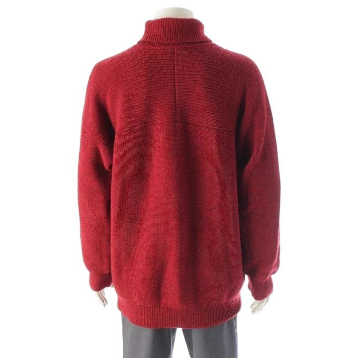Issey Miyake Turtleneck Wool Knit Sweater