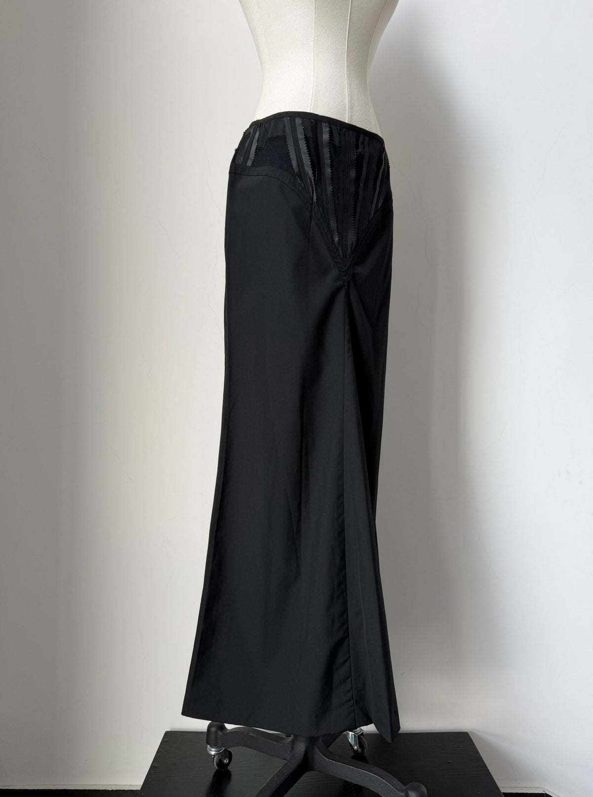 Jean Paul Gaultier Midi vintage tie-back fishtail skirt