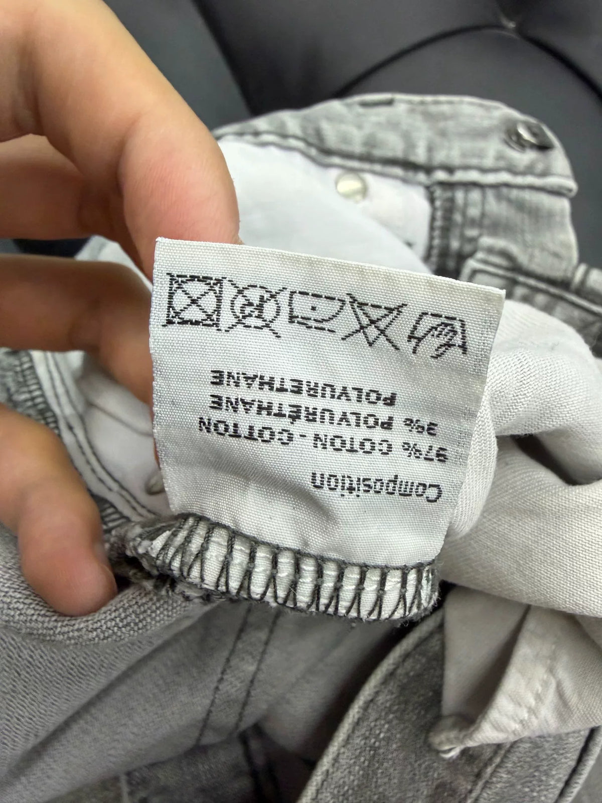 Dior Homme AW09 Light Grey Jeans