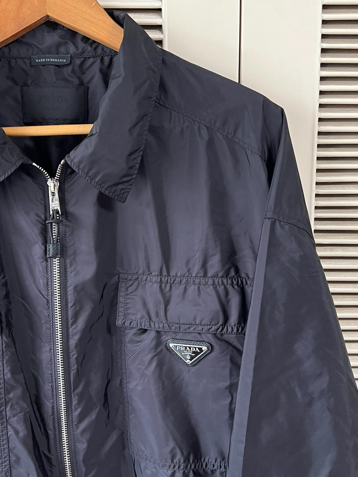 Prada Re-Nylon short-sleeve shirt jacket