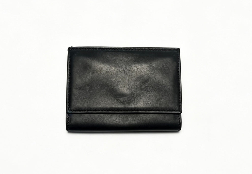 Maison Martin Margiela Silver Metallic Leather Wallet
