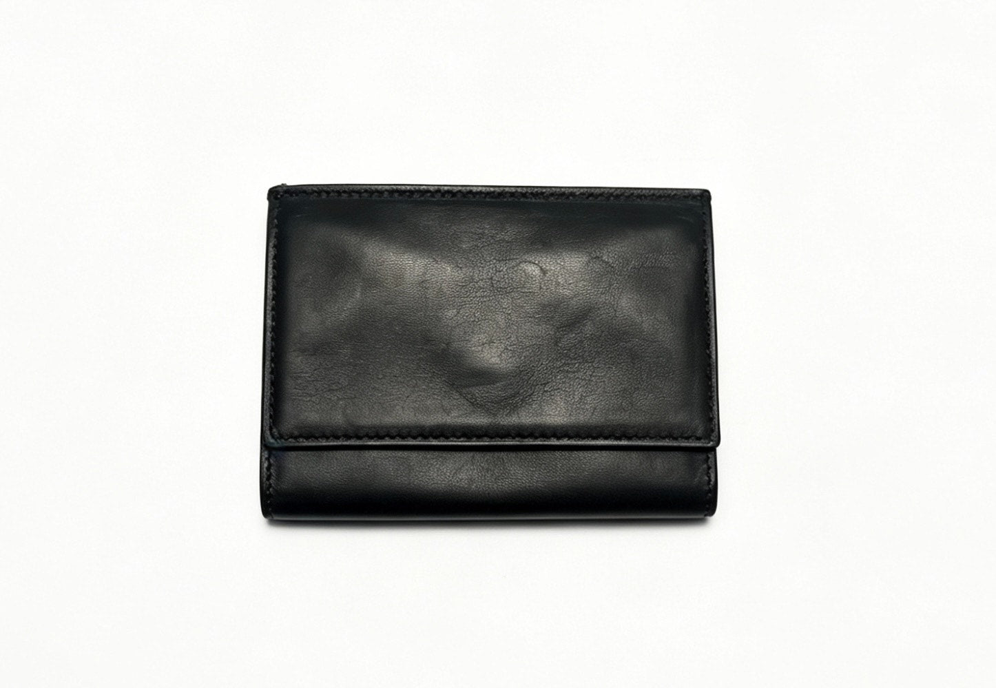 Maison Martin Margiela Silver Metallic Leather Wallet