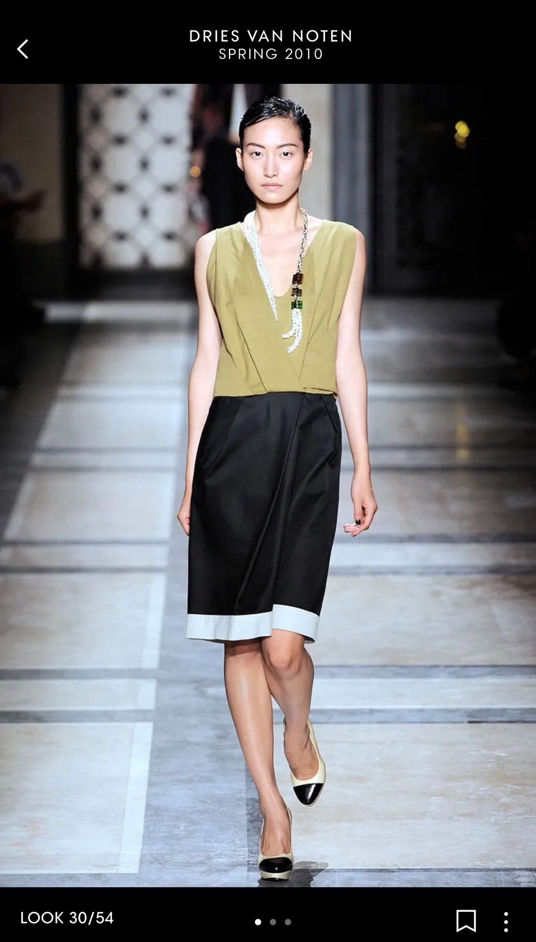 DRIES VAN NOTEN Deconstructed Runway-Style Dress