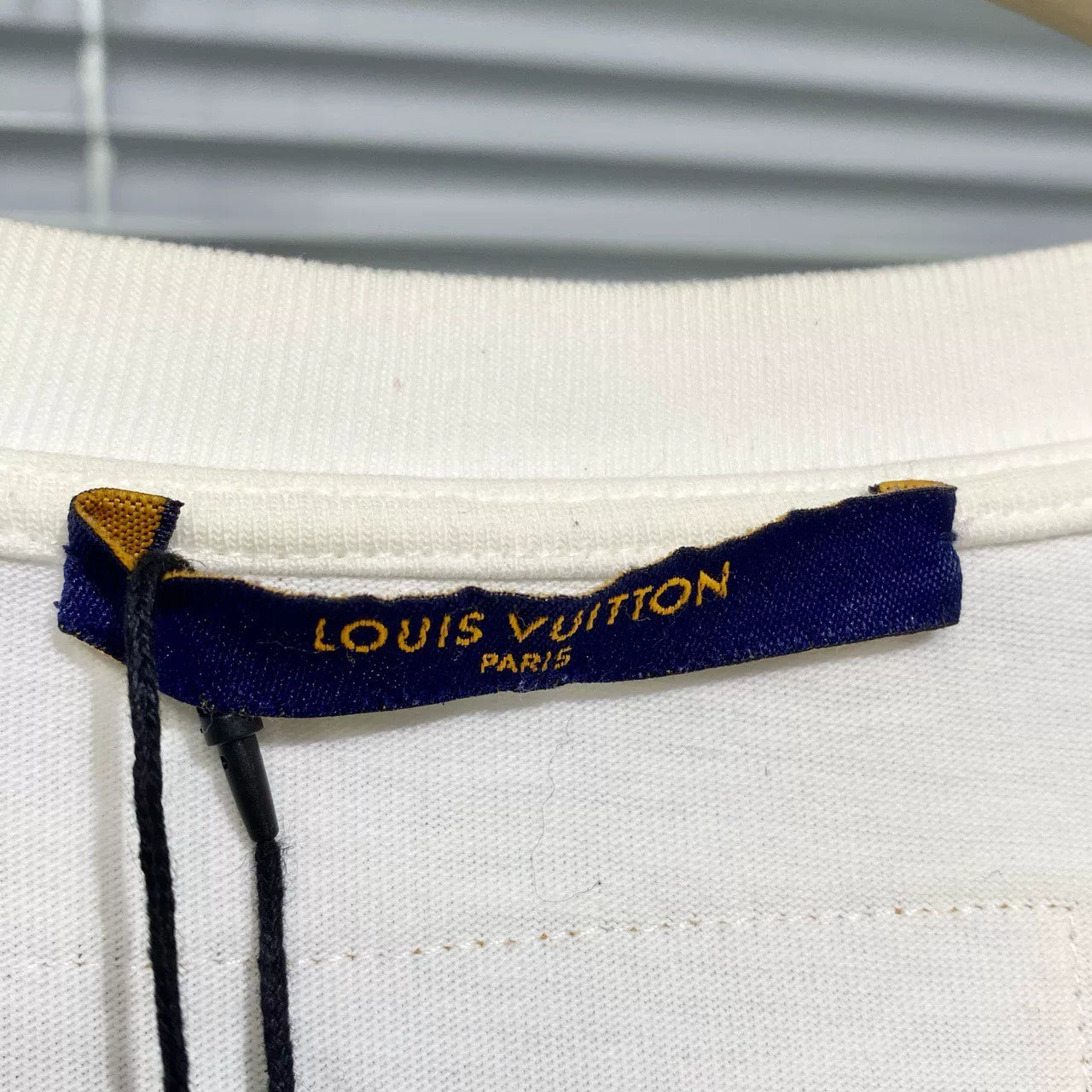 Louis Vuitton SS23 Logo Cotton White Short Sleeve Shirt