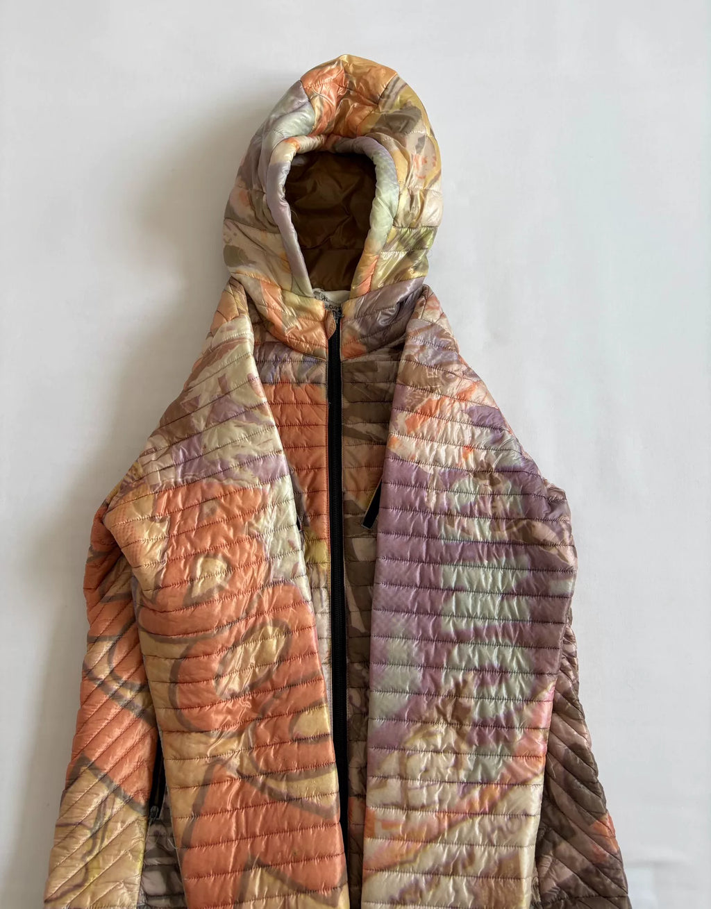 Comme Des Garçons nozomi ishiguro Cyber Polka Dot Hooded Lightweight Quilted Cotton Jacket